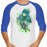 Windborne Bard Venti - 3/4 Sleeve Raglan T-Shirt