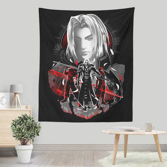 Winged Silhouette - Wall Tapestry