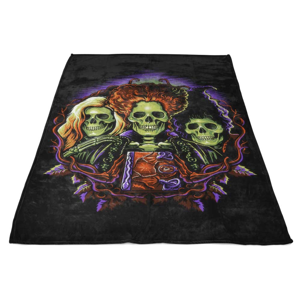 Witches Skulls - Fleece Blanket