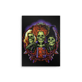 Witches Skulls - Metal Print