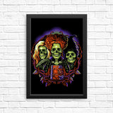 Witches Skulls - Posters & Prints