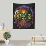 Witches Skulls - Wall Tapestry