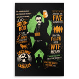 World's End Quotes - Metal Print